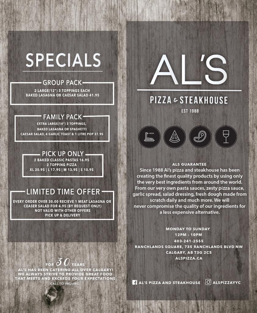 Menu Al's Pizza & Steakhouse-5