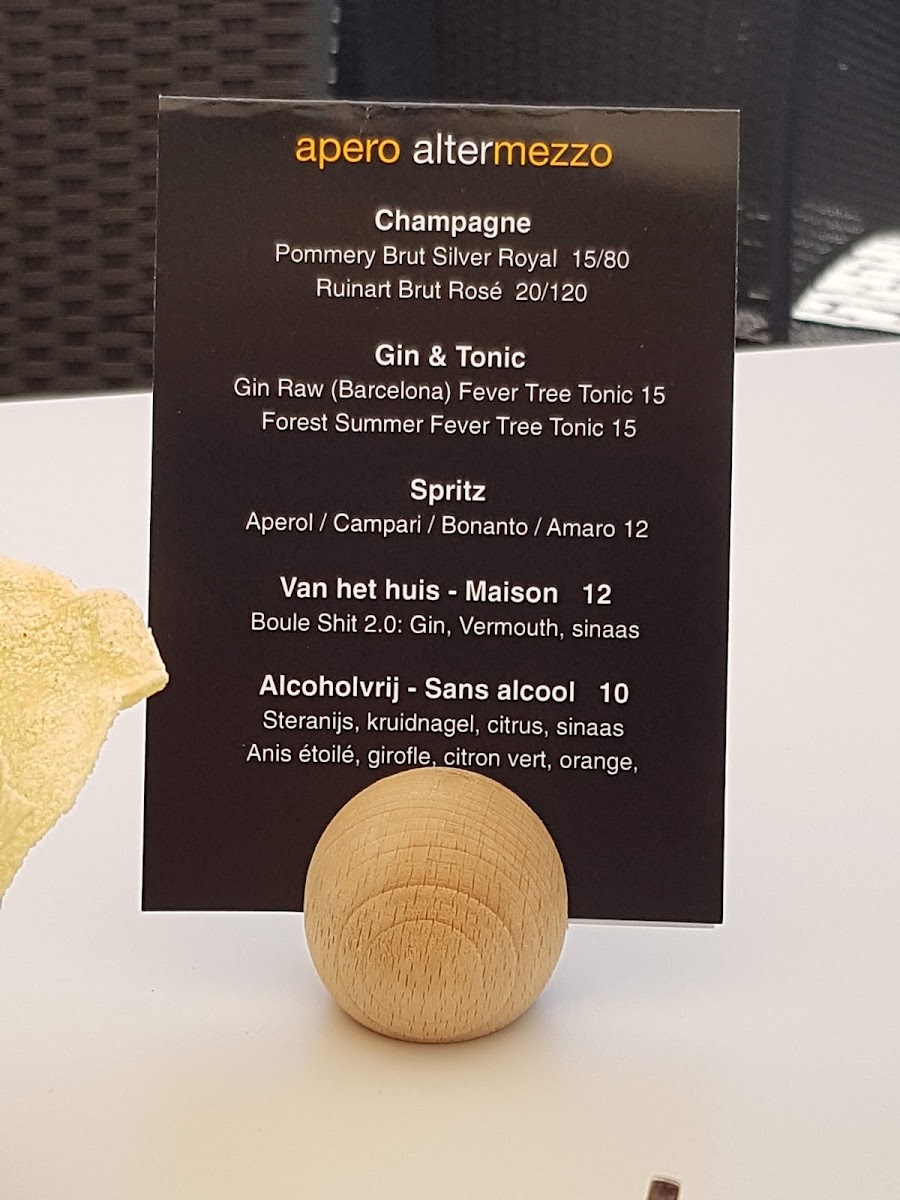 Menu Alter-10