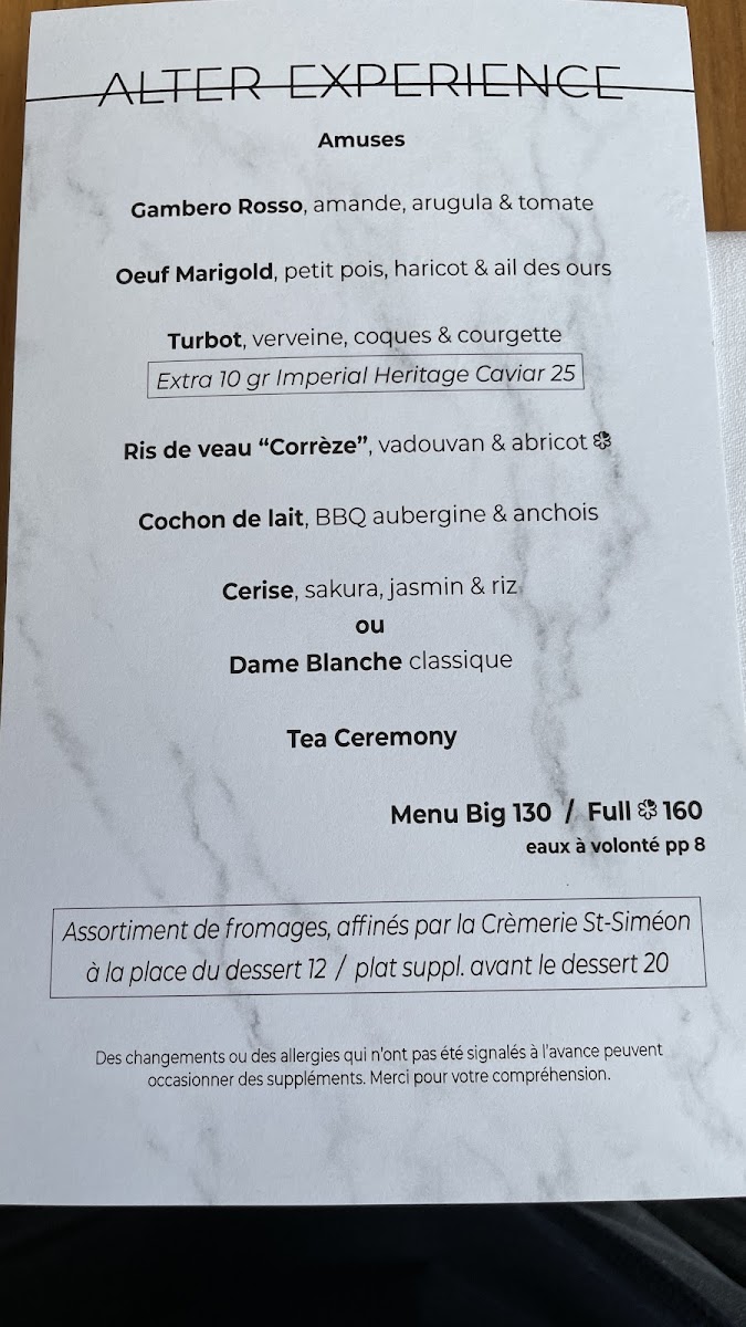 Menu Alter-2