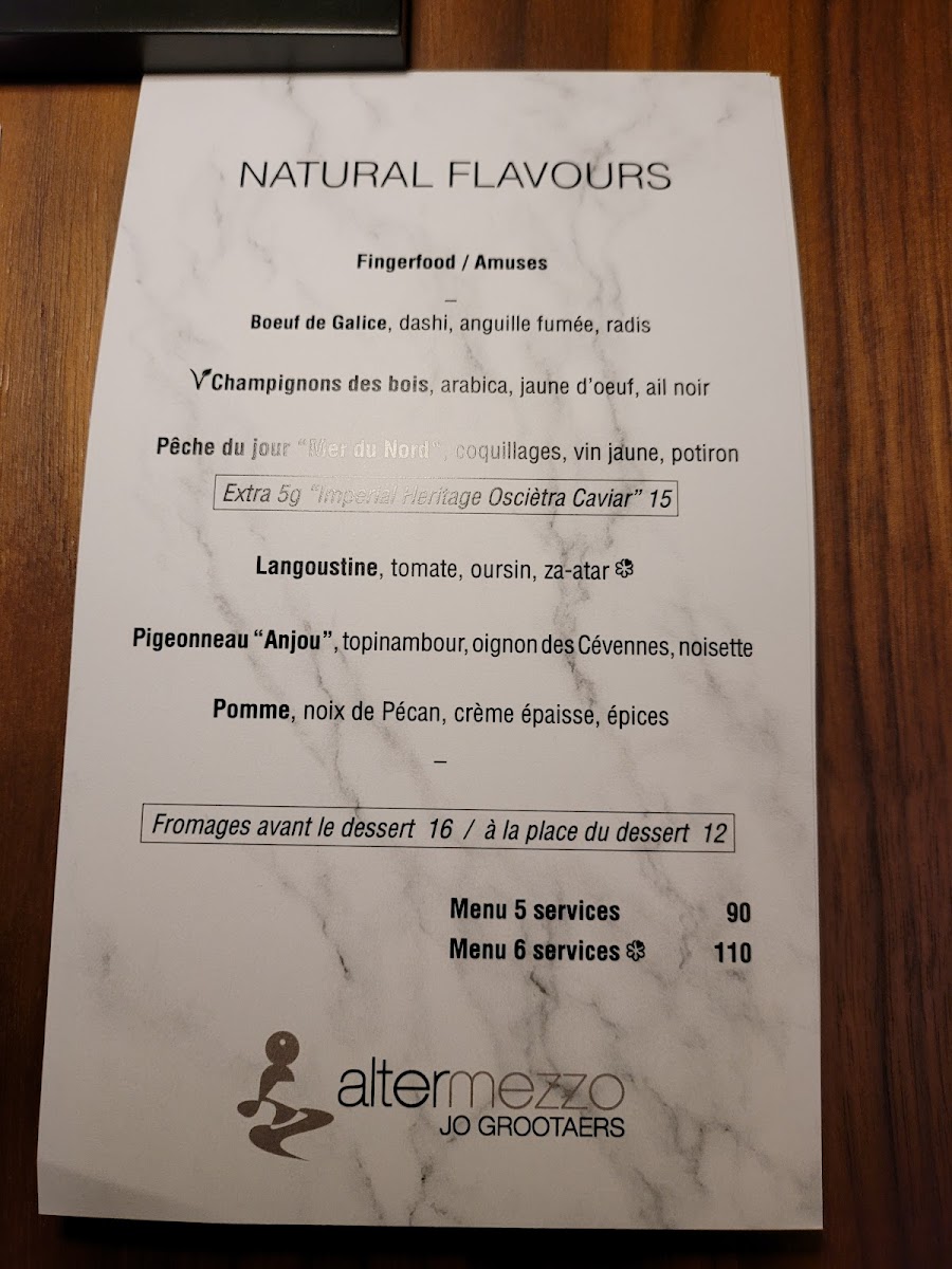 Menu Alter-5