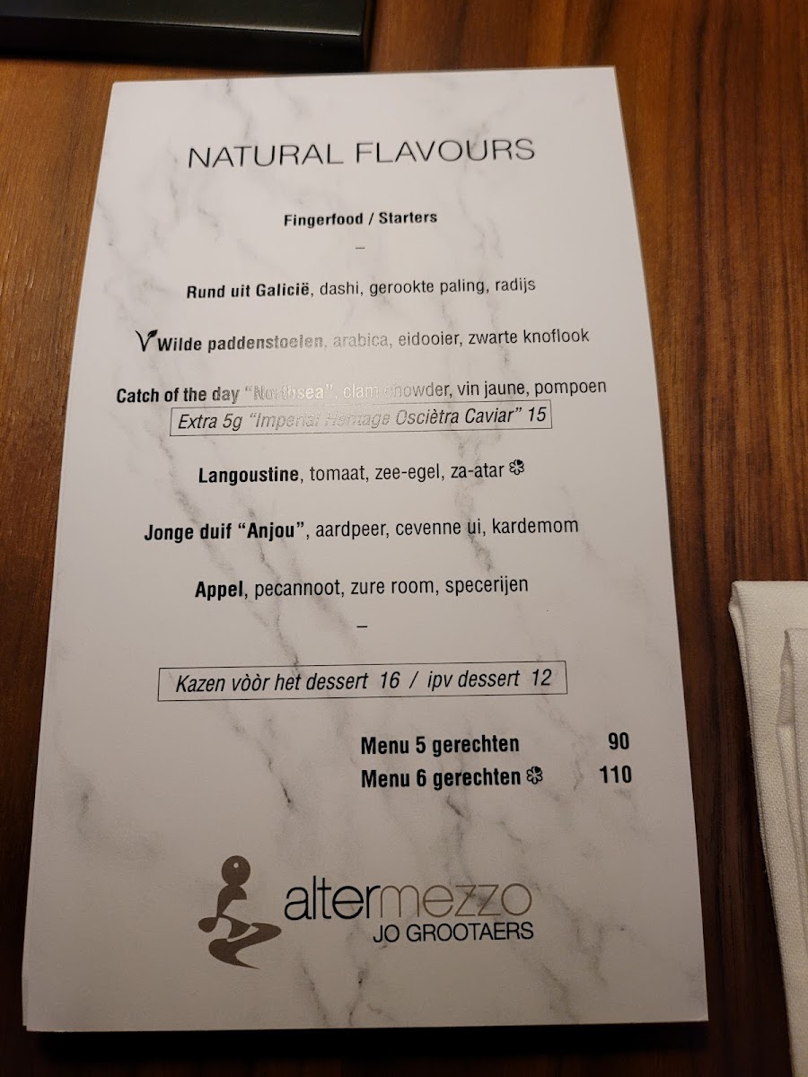Menu Alter-7