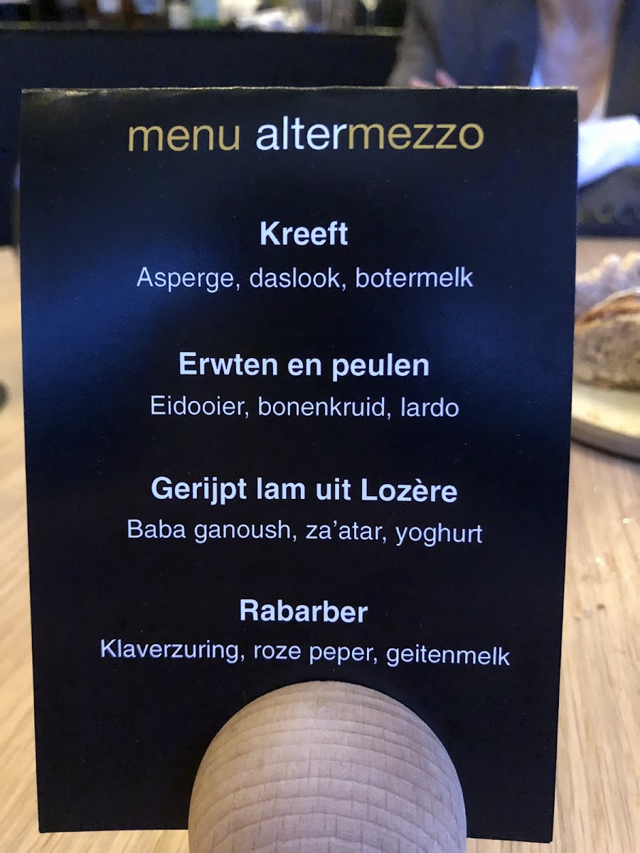 Menu Alter-9