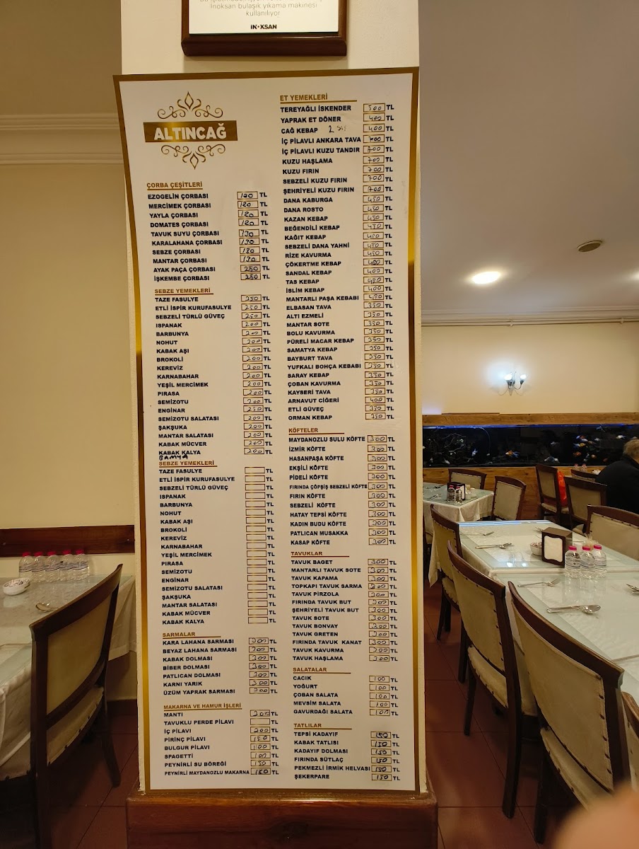 Menu Altın Cağ Restorant-1