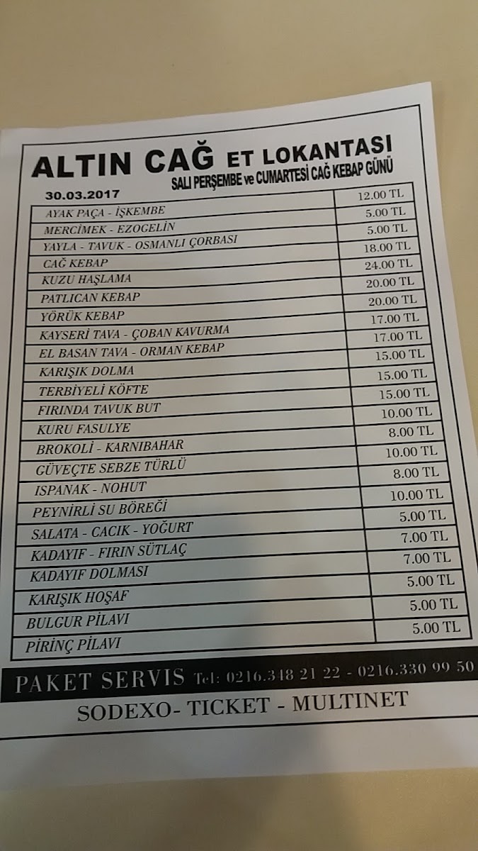Menu Altın Cağ Restorant-6