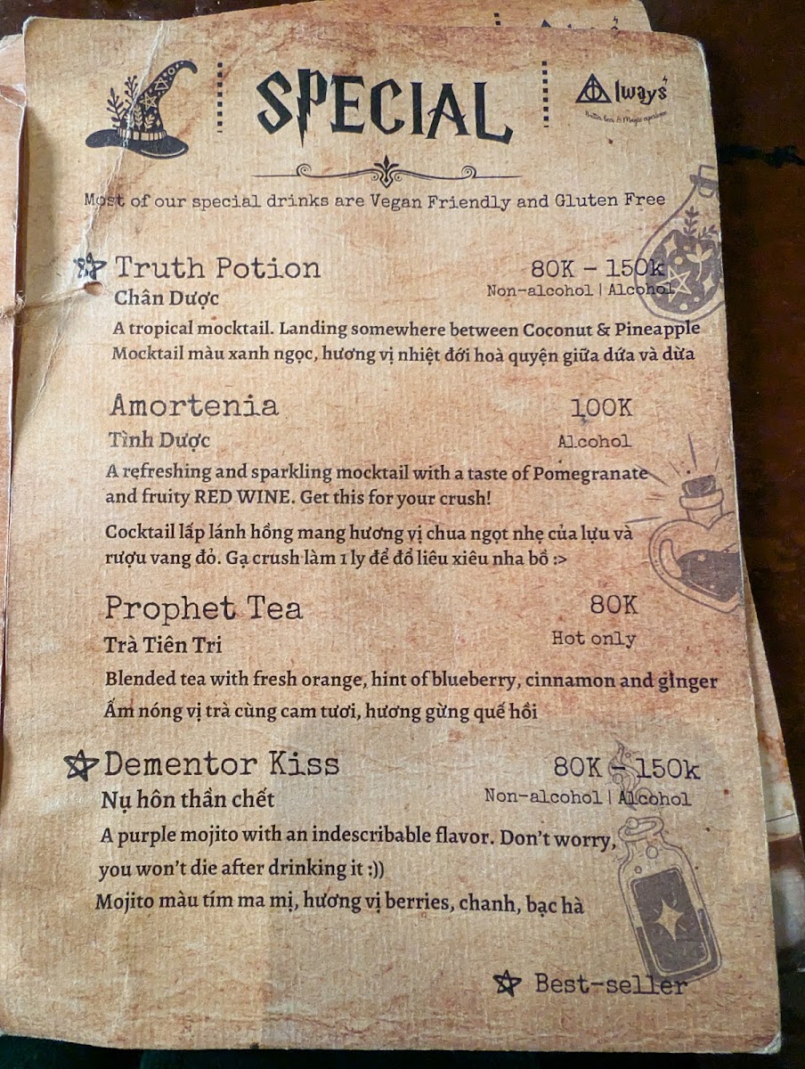 Menu Always Cafe - A Magical Wizard Cafe-10