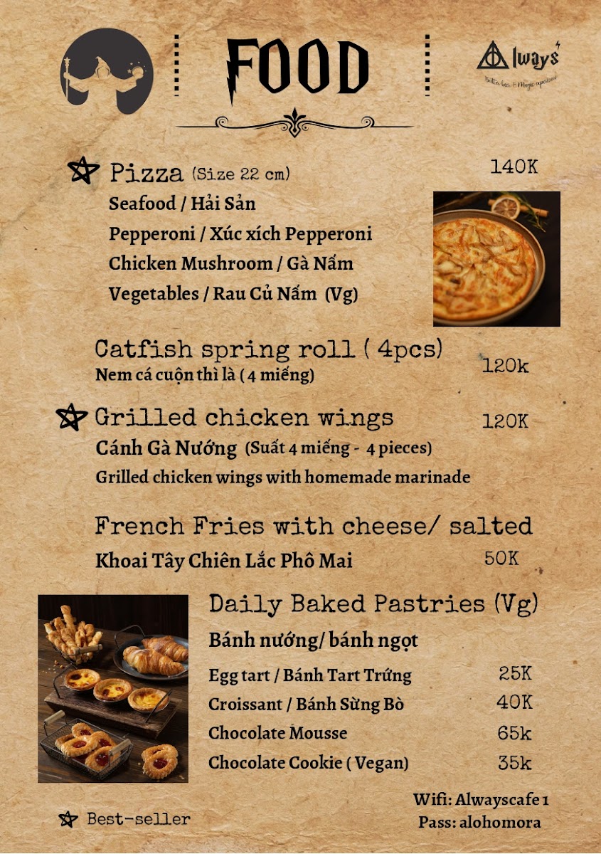 Menu Always Cafe - A Magical Wizard Cafe-5