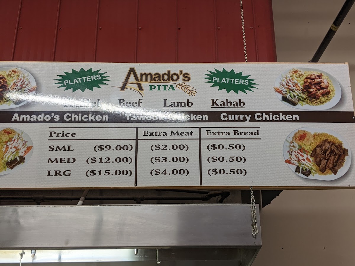 Menu Amado's Pita-7