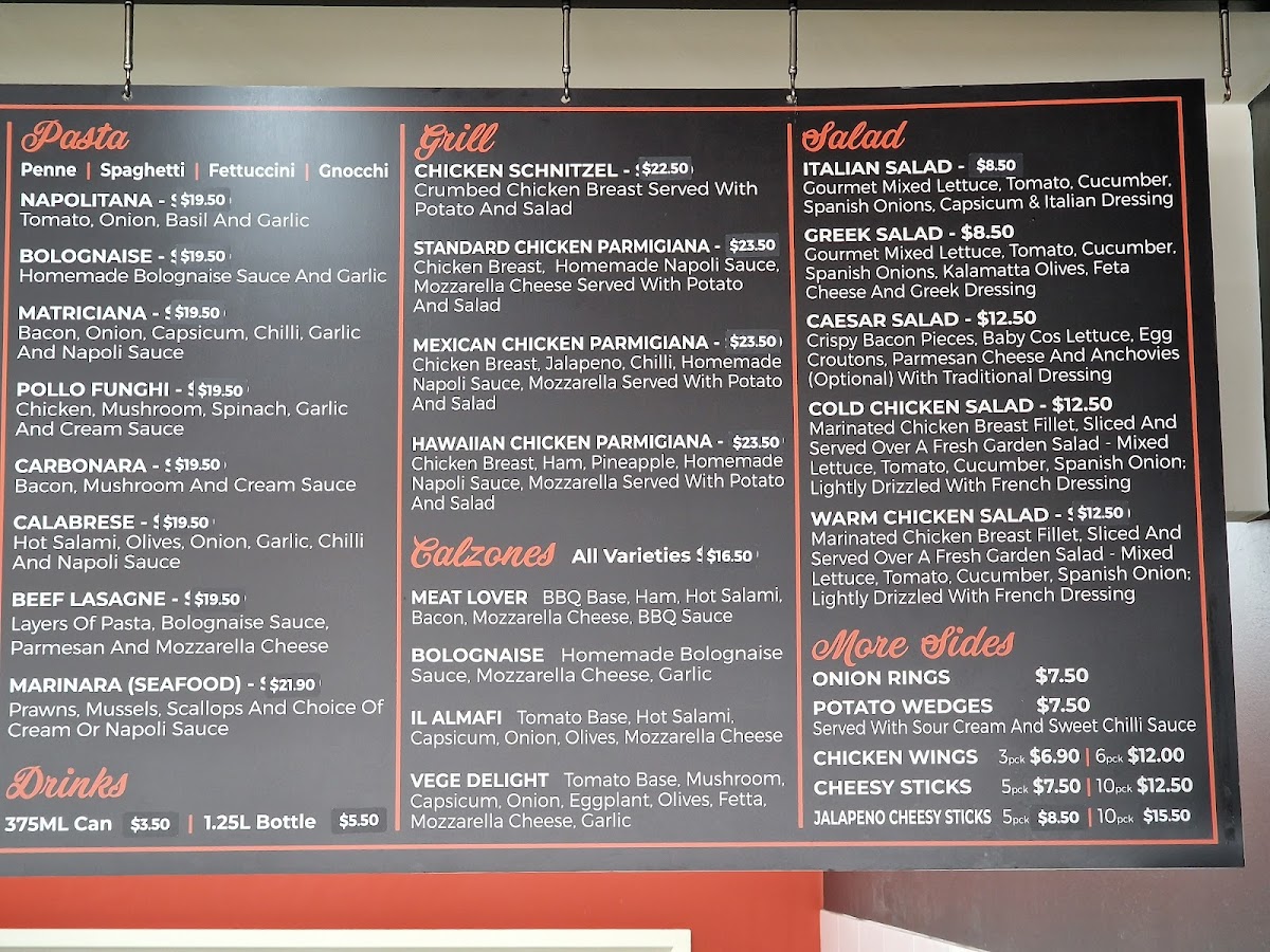 Menu Amalfi Pizza & Pasta Hawthorn-1