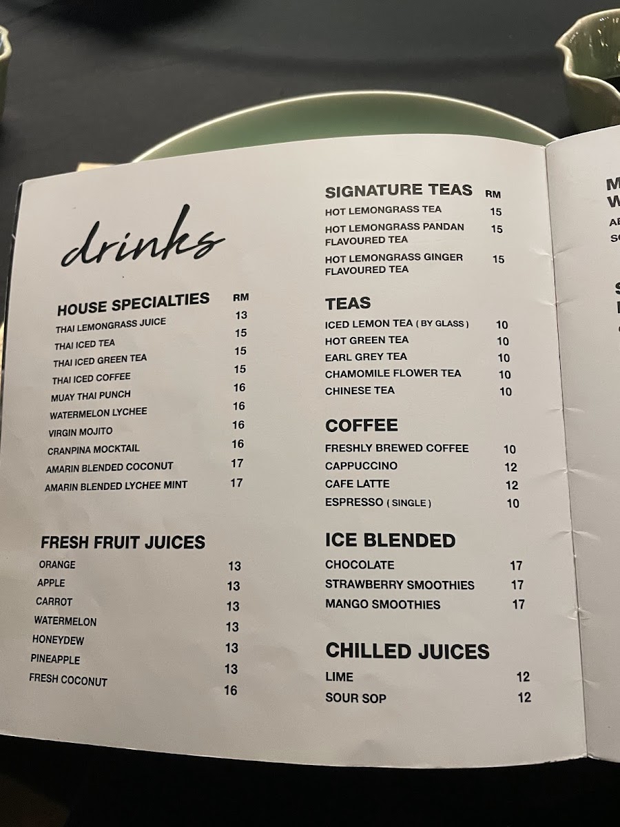Menu Amarin-7