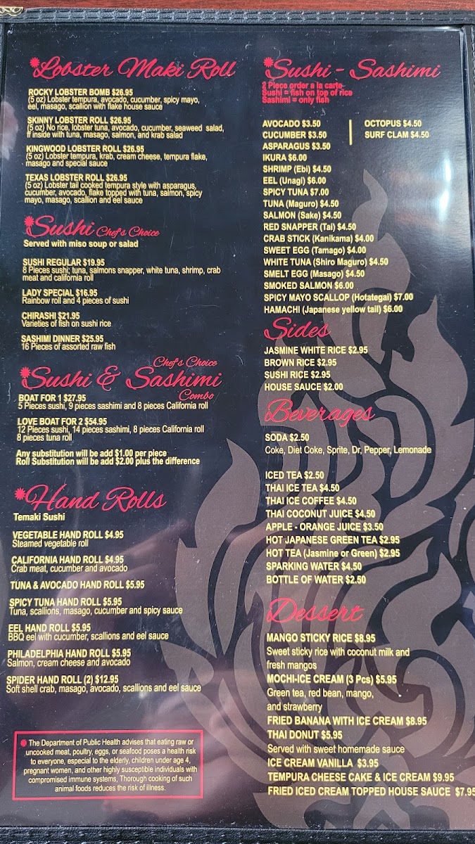 Menu Amazing Thai & Sushi-7