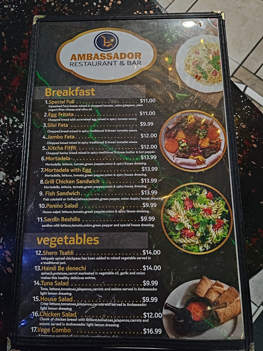 Menu Ambassador Restaurant-1