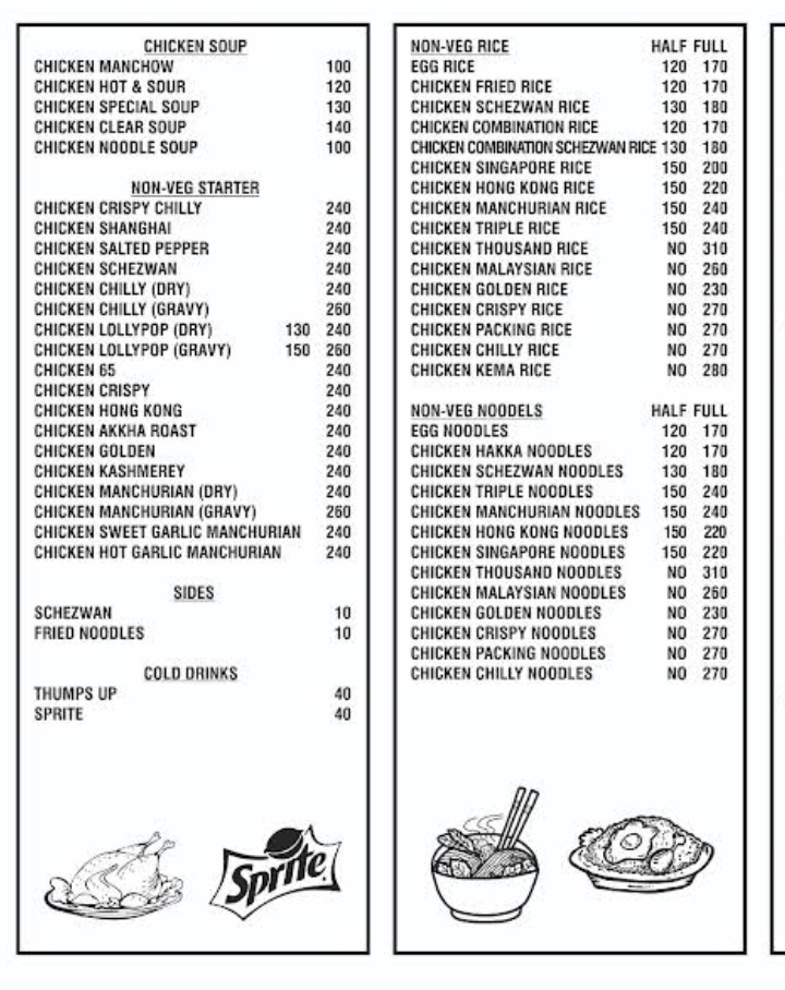 Menu Amber Fast Food And Chinese-2