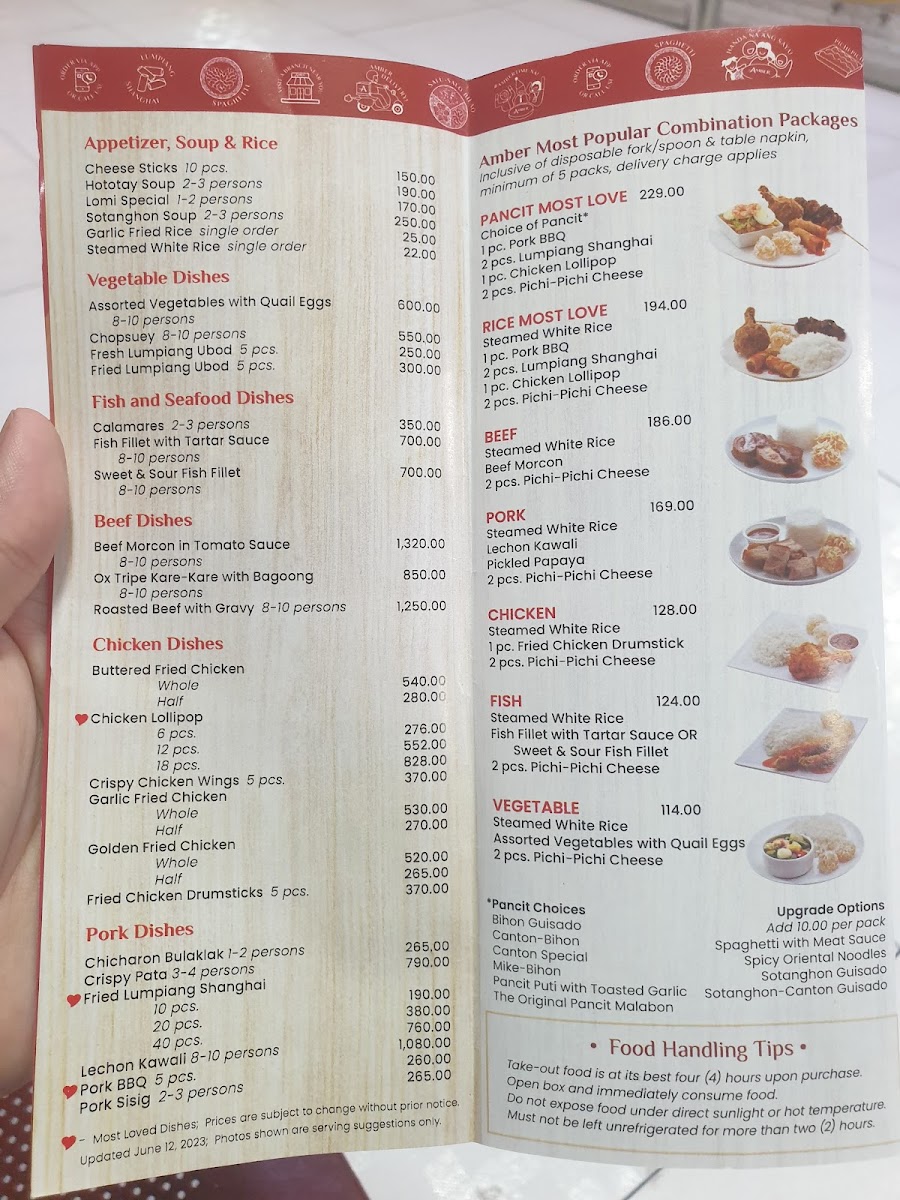Menu Amber Golden Plate Restaurant-5