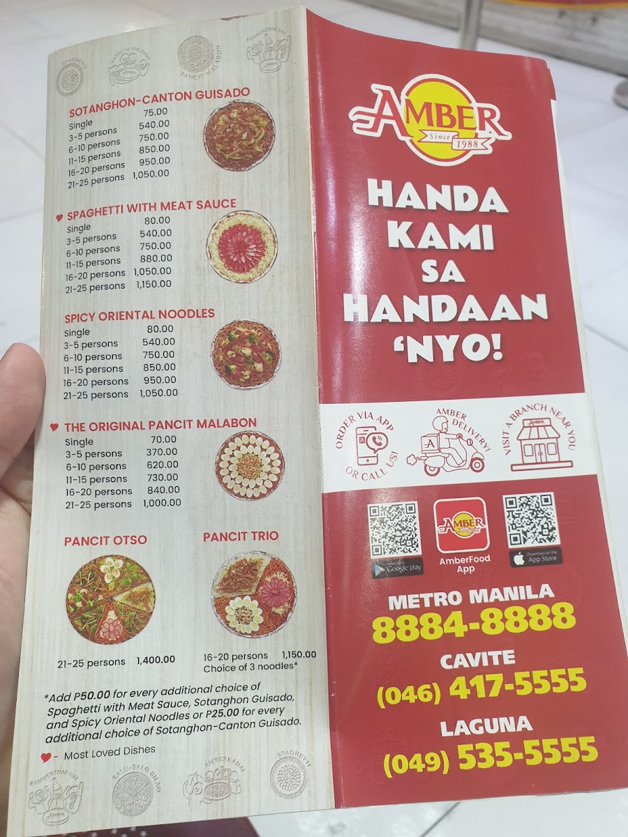 Menu Amber Golden Plate Restaurant-6