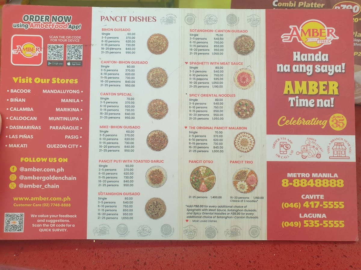 Menu Amber Golden Plate Restaurant-9