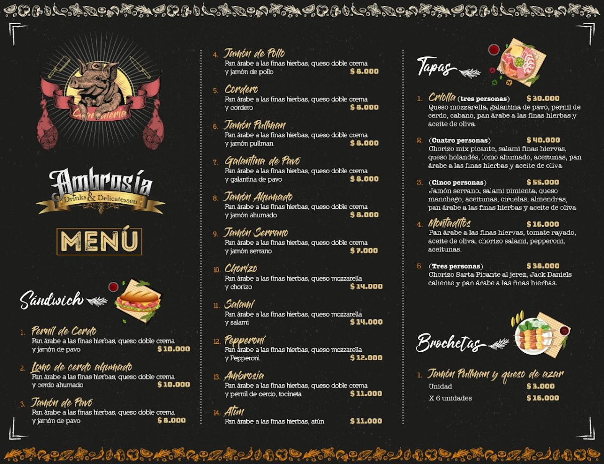Menu Ambrosia Drinks & Delicatessen-1