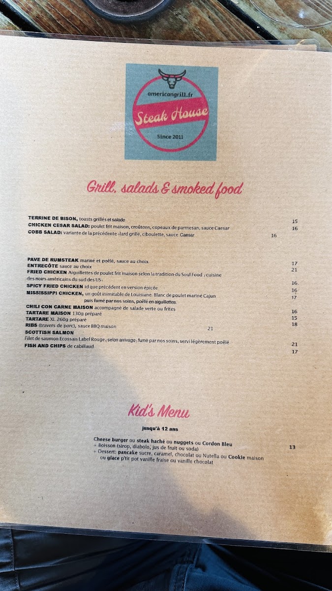 Menu American Grill Puchay-9