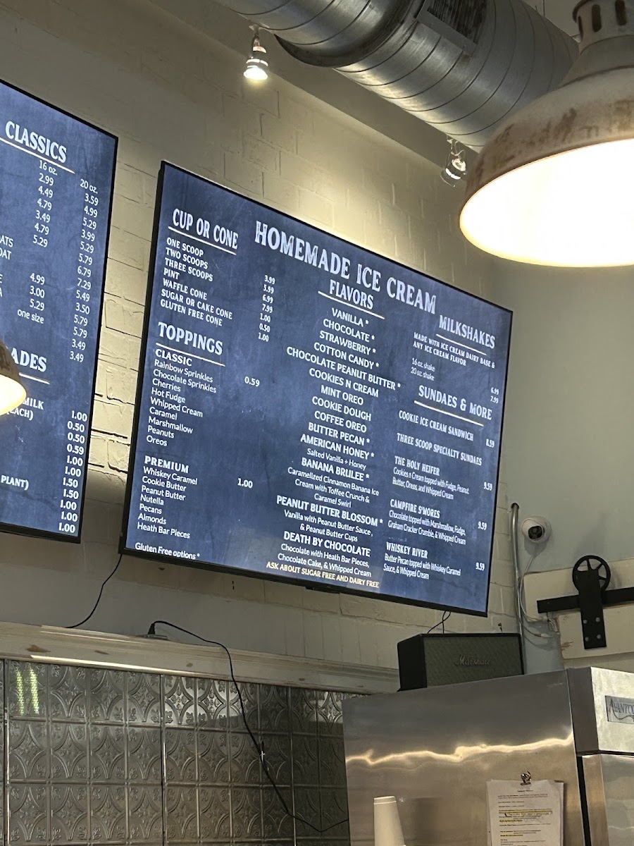 Menu American Honey Creamery And Coffee Co.-4
