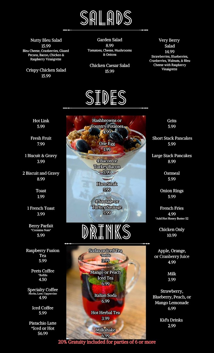 Menu American Waffle Diner-1