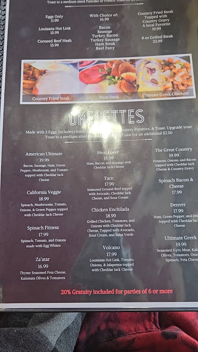 Menu American Waffle Diner-9
