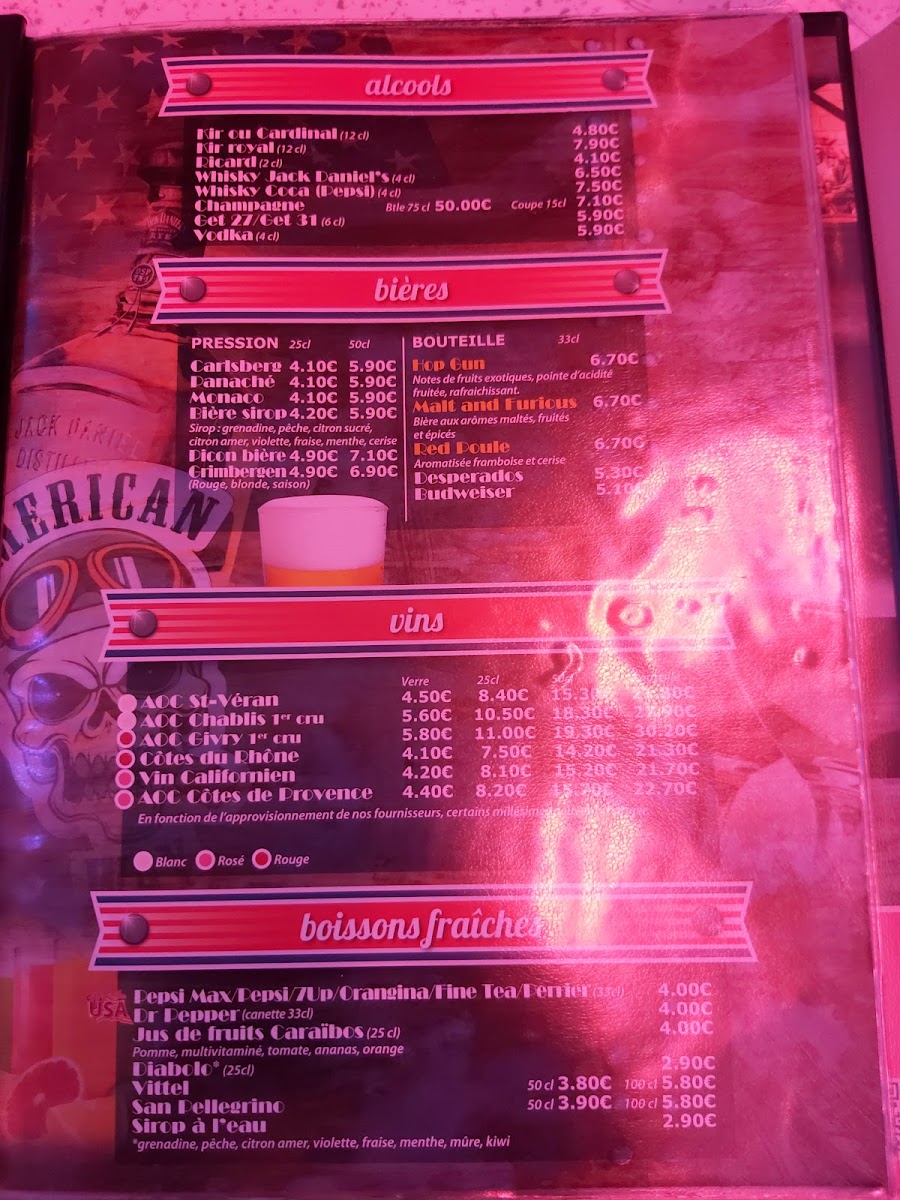 Menu American Way-1