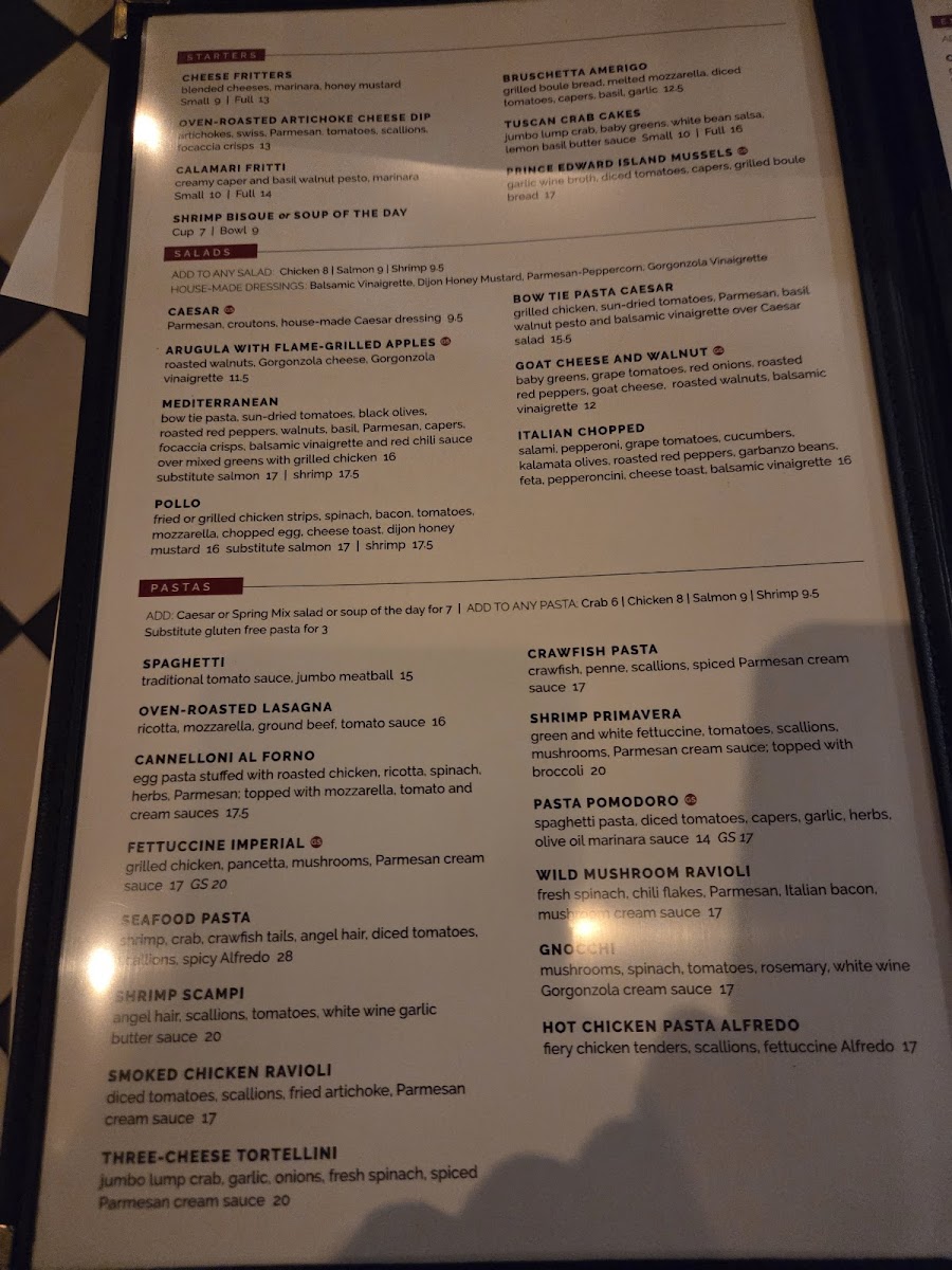 Menu Amerigo Italian Restaurant-6