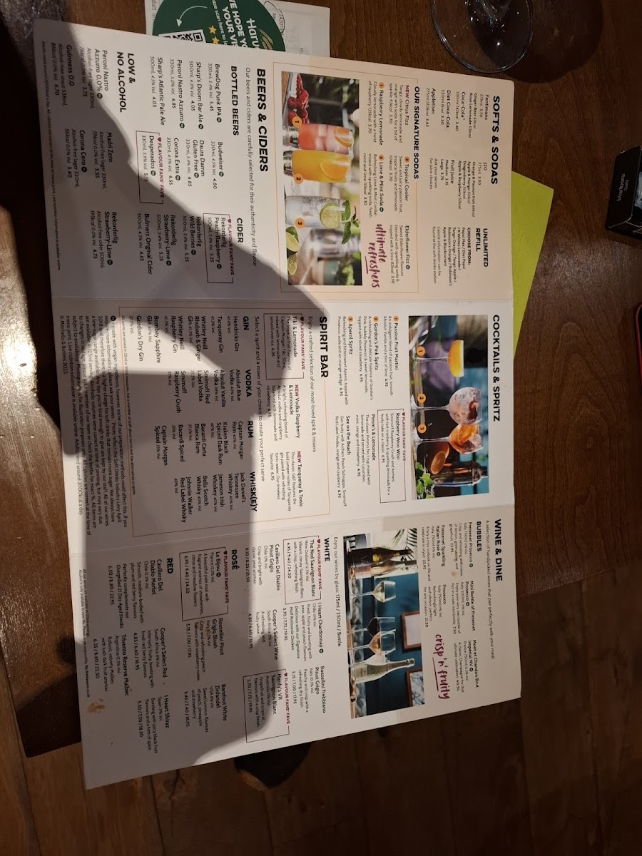 Menu Amesbury Archer Harvester-7