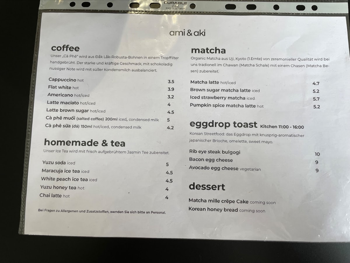 Menu Ami & Aki-2