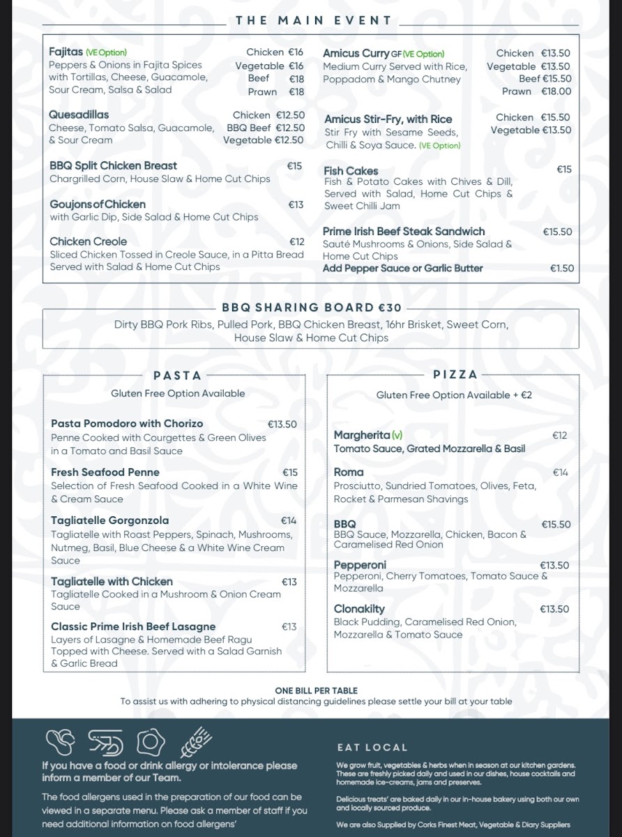 Menu Amicus-3