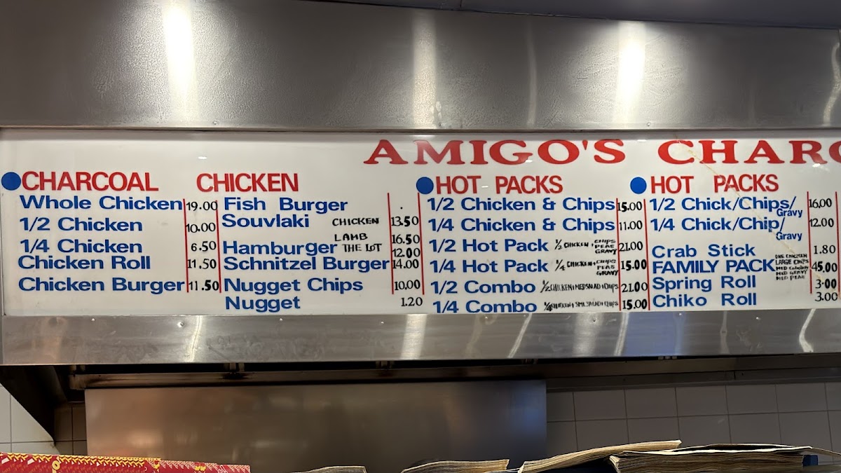 Menu Amigos Charcoal Chicken-1