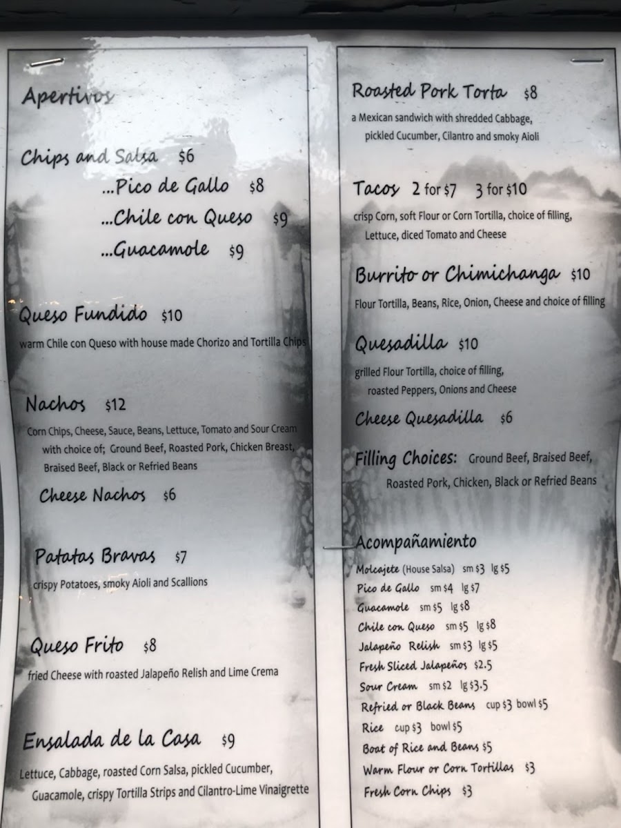Menu Amigos Mexican Restaurant & Bar-7