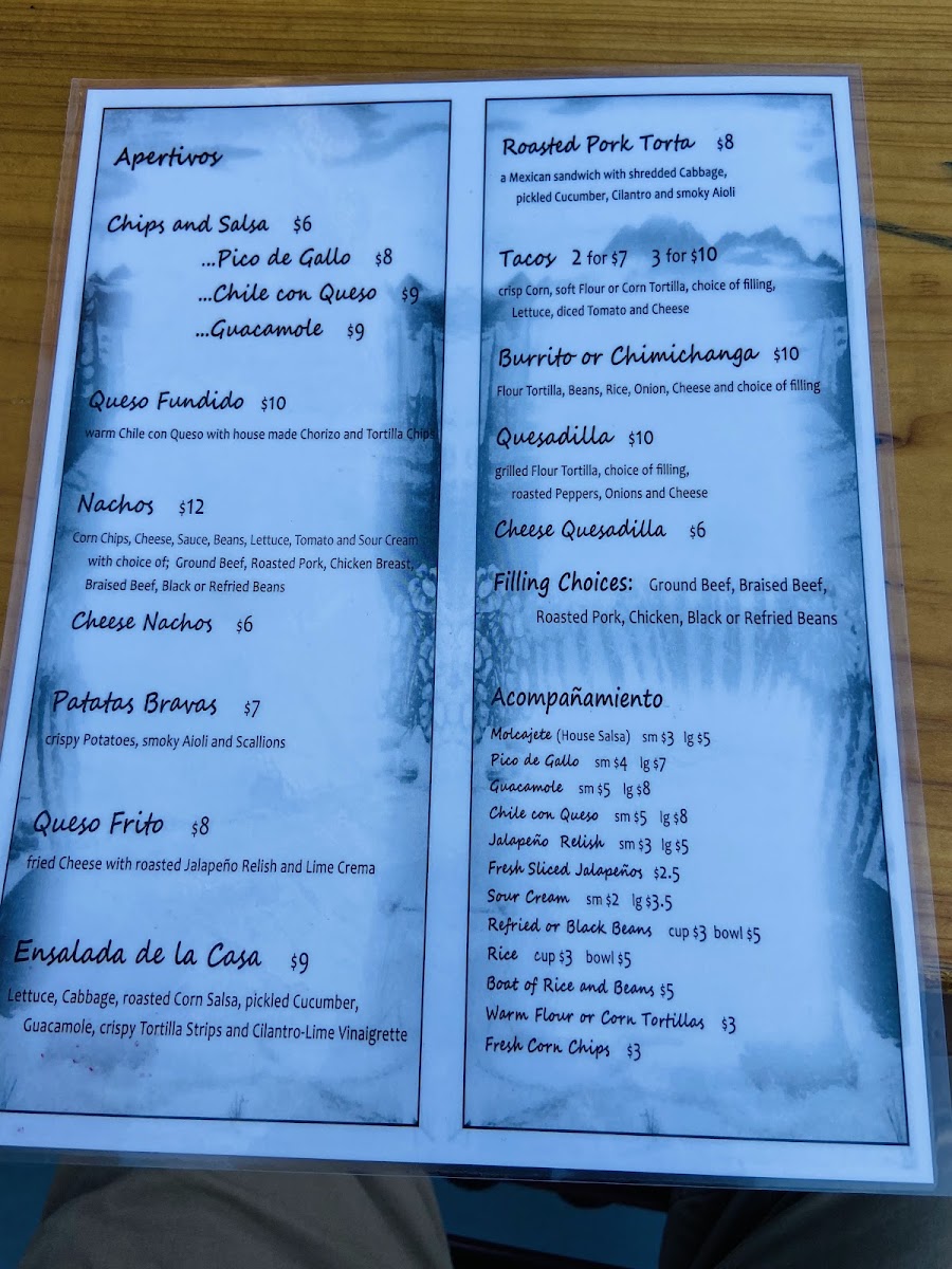 Menu Amigos Mexican Restaurant & Bar-8