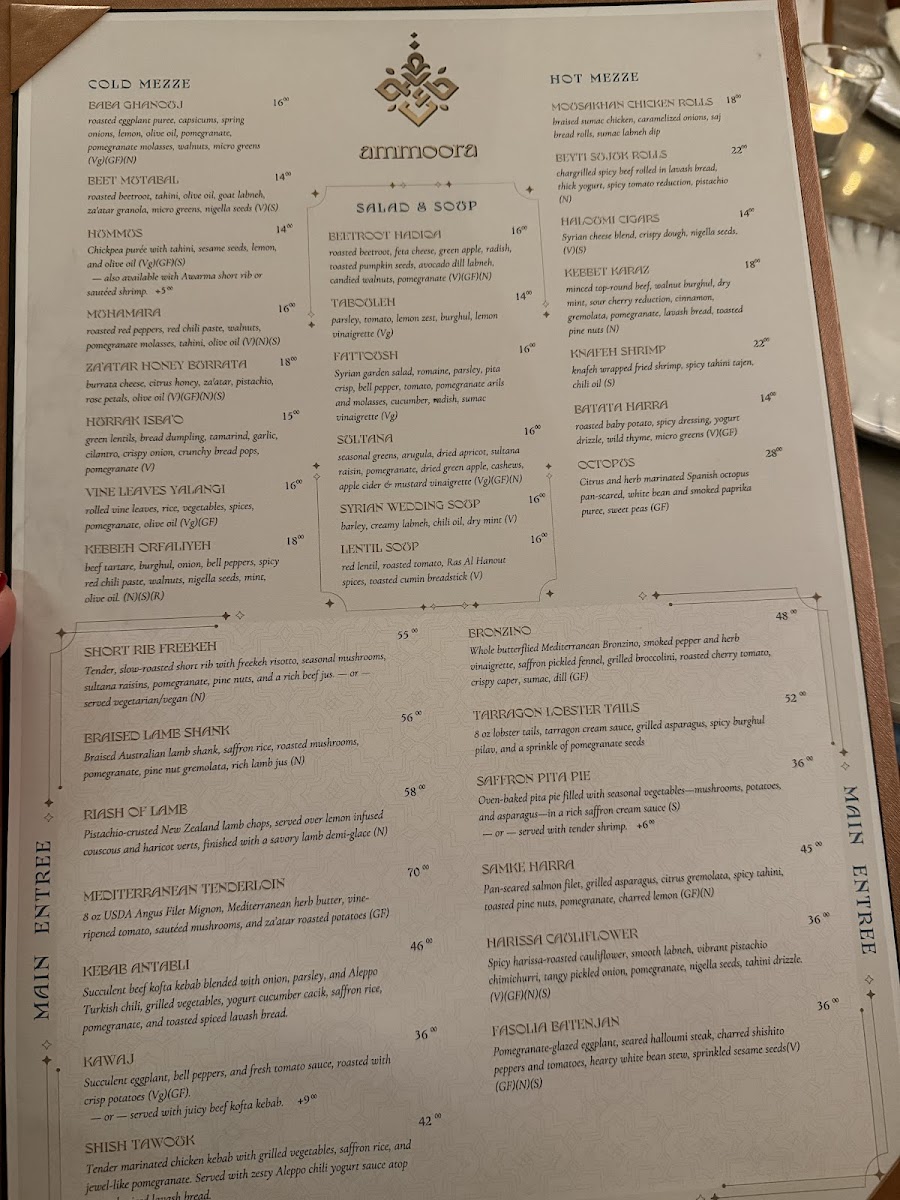 Menu Ammoora-5