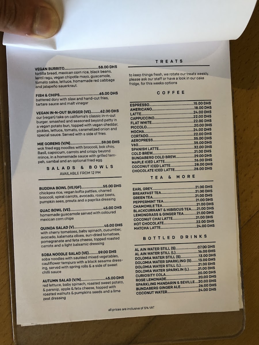 Menu Amongst Few Café-5