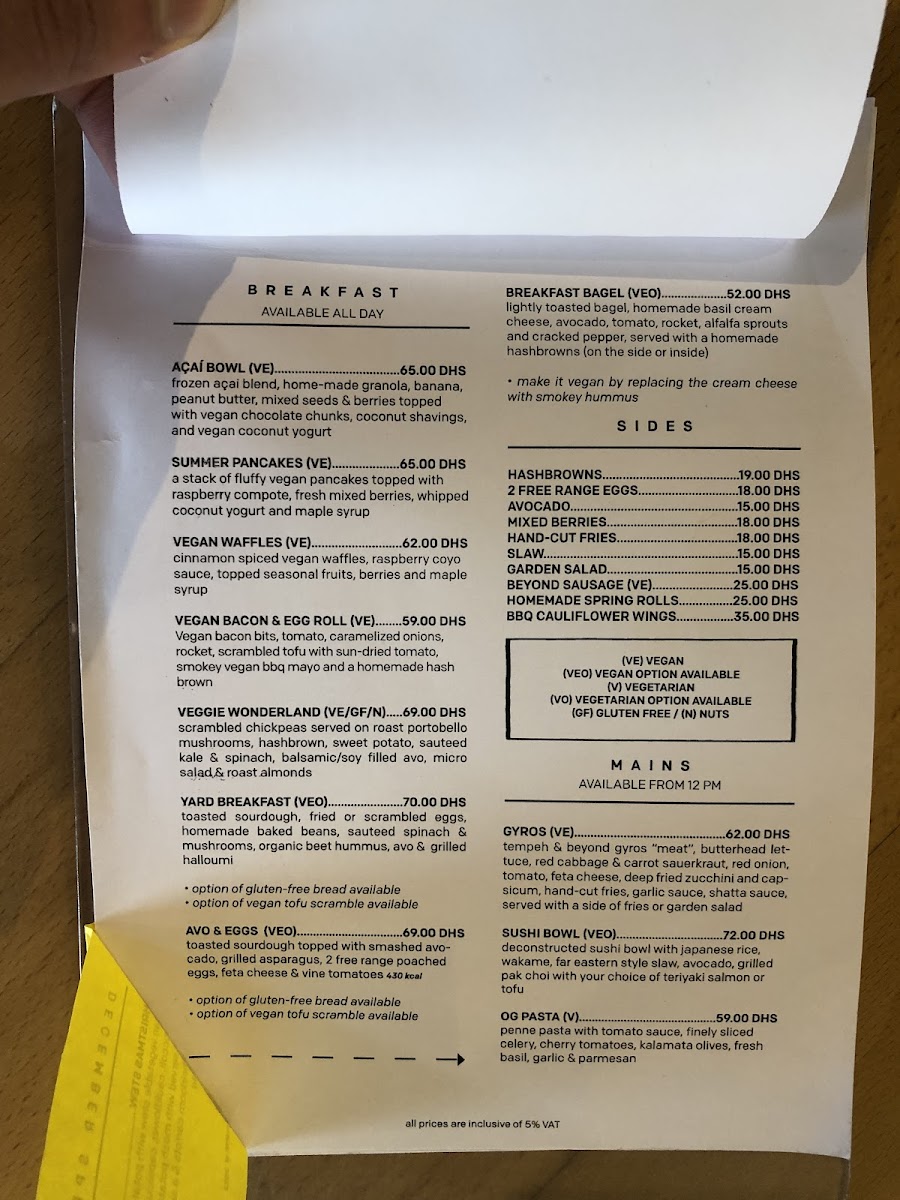Menu Amongst Few Café-7
