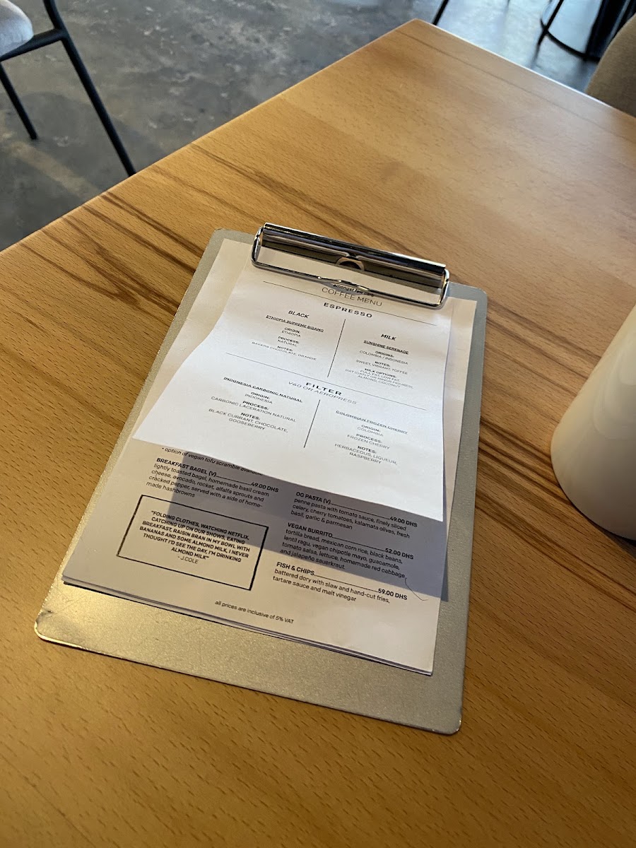 Menu Amongst Few Café-8