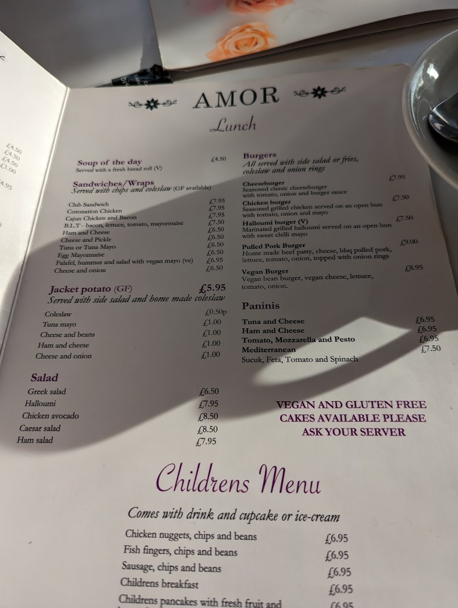 Menu Amor Cafe And Bistro-7