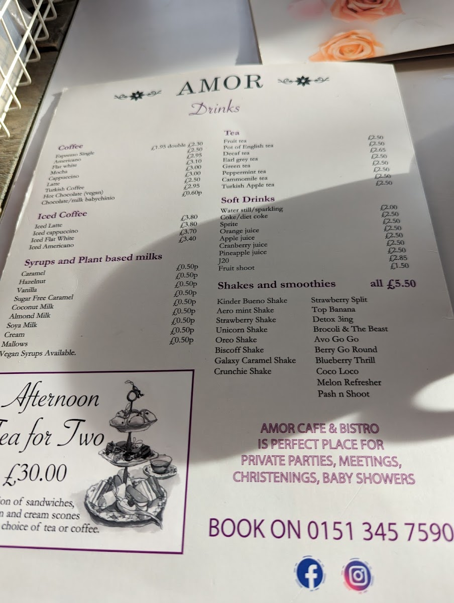 Menu Amor Cafe And Bistro-8