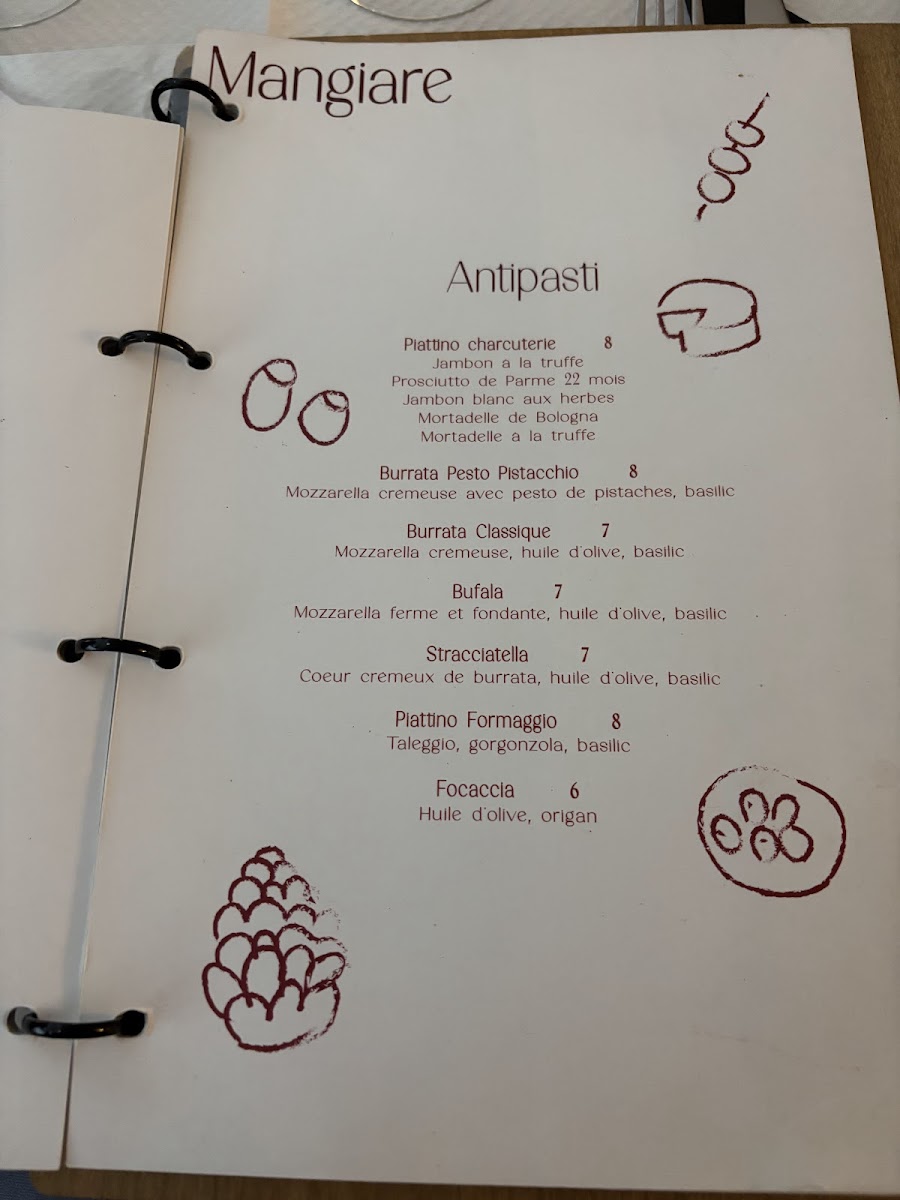 Menu Amore E Sapori - Lyon-10