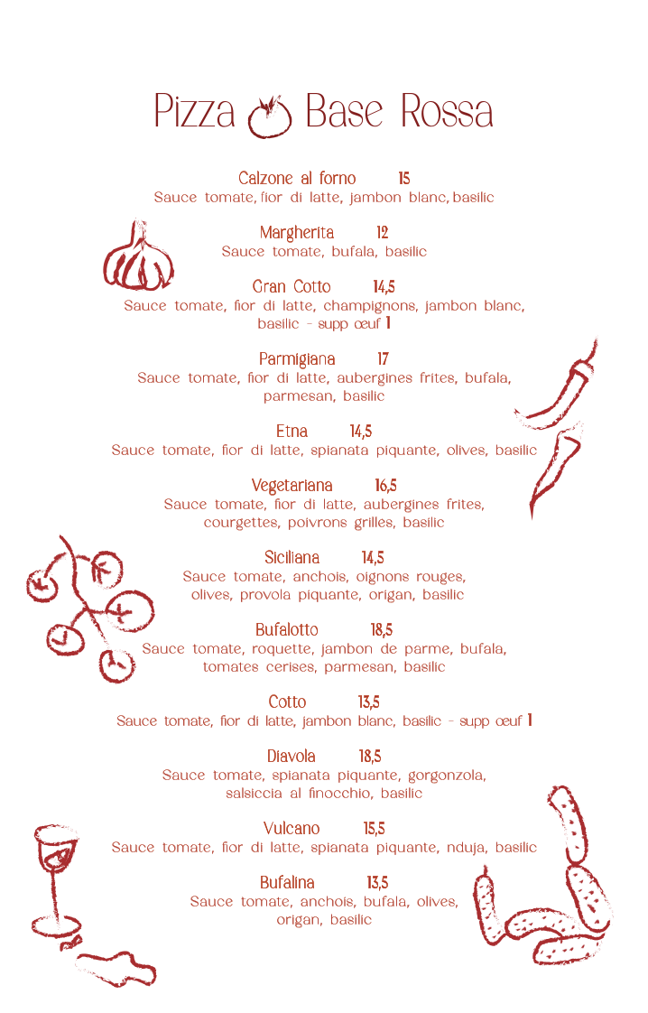 Menu Amore E Sapori - Lyon-2