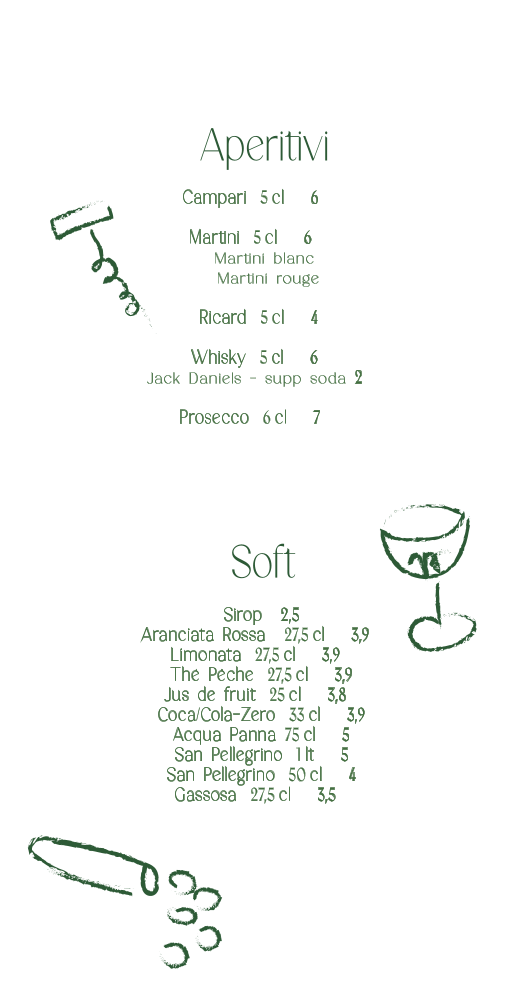 Menu Amore E Sapori - Lyon-7