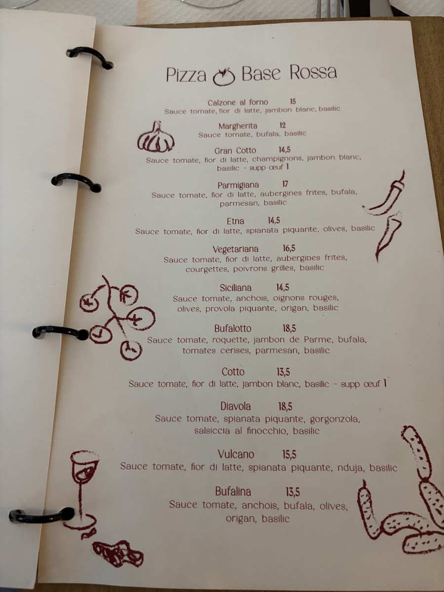 Menu Amore E Sapori - Lyon-8