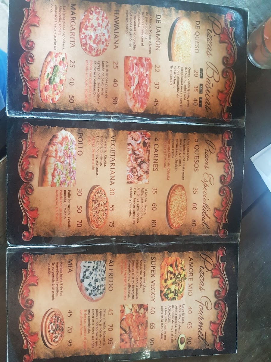 Menu Amore Mio Pizza A La Leña-2