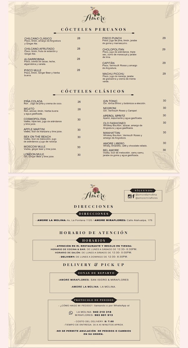 Menu Amore Miraflores-1