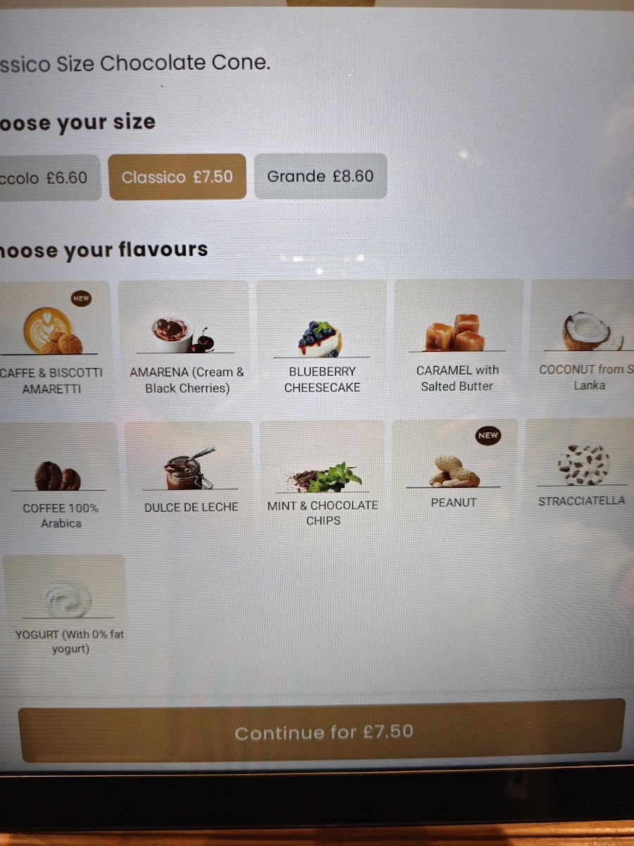 Menu Amorino Gelato - Bath-6