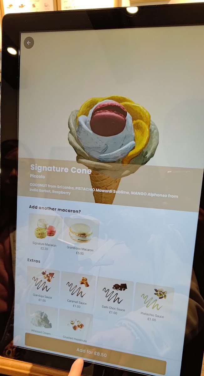 Menu Amorino Gelato - Bath-7