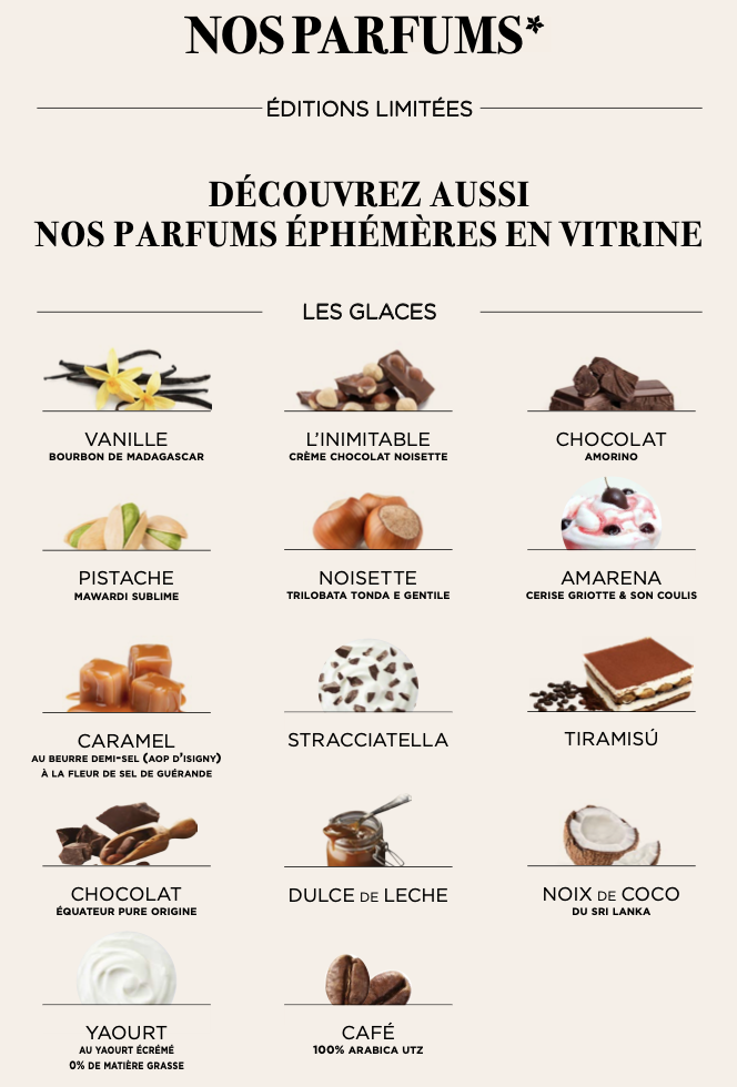 Menu Amorino Gelato - Nîmes-6