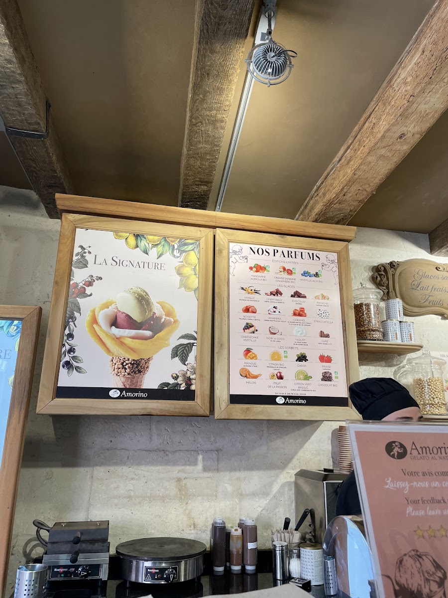 Menu Amorino Gelato - Nîmes-8