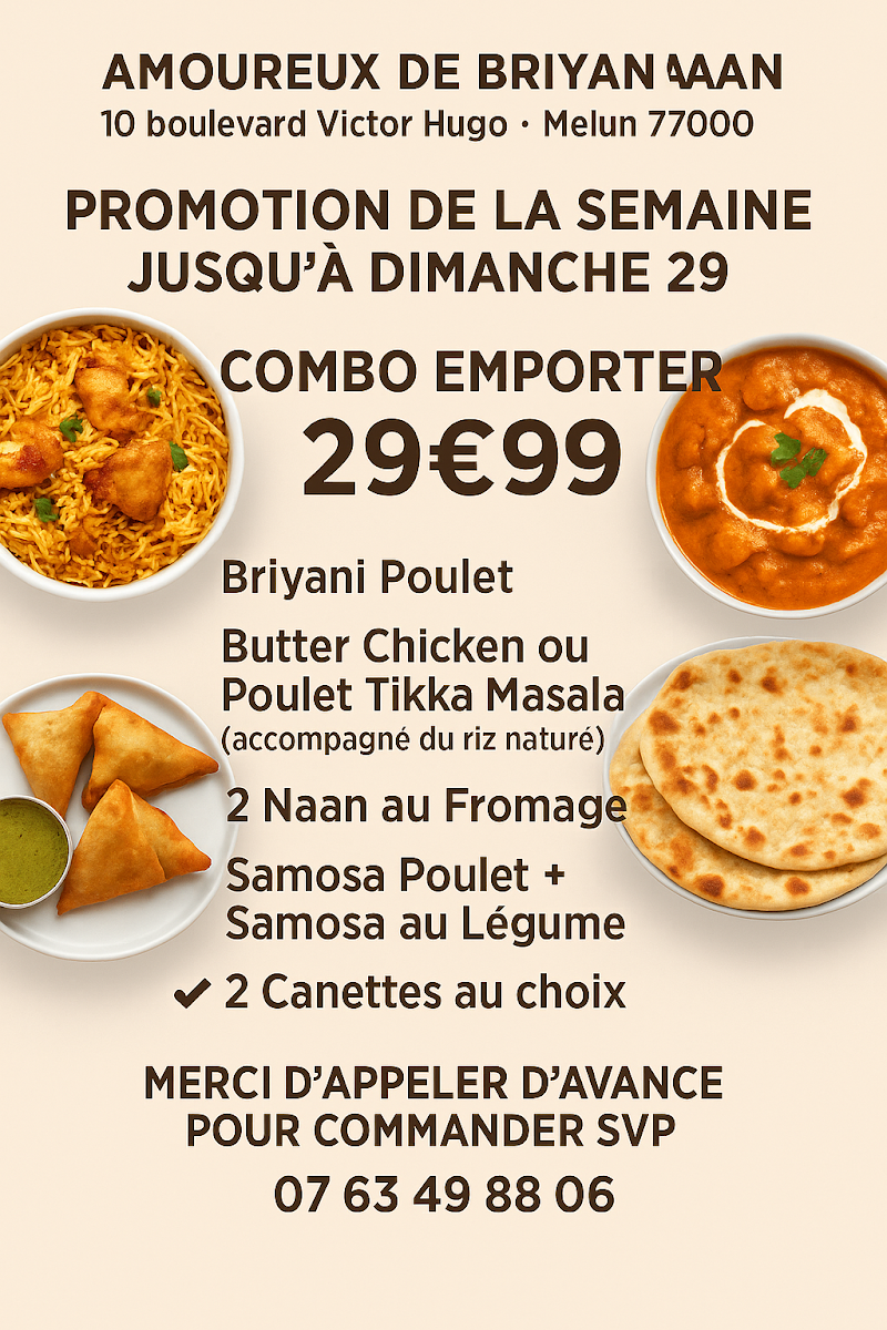 Menu Amoureux De Briyanaan ( Halal)-7