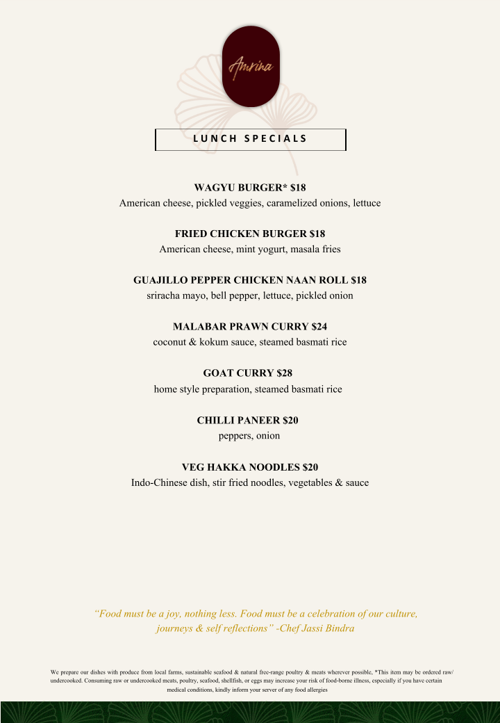 Menu Amrina-3